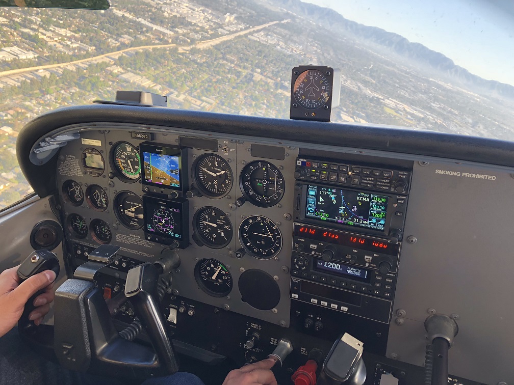 Van Nuys Flight School Cockpit